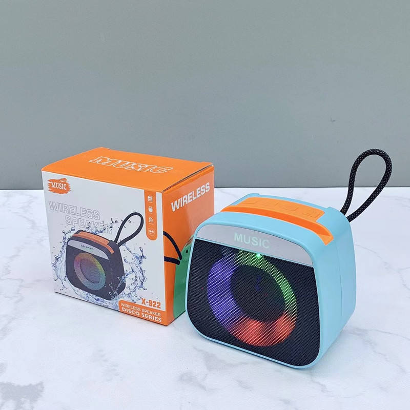 X-922 Bluetooth Usb Aux Sd Card And Fm Radio Supported Stylish Rgb Lighting Disco Series Speaker