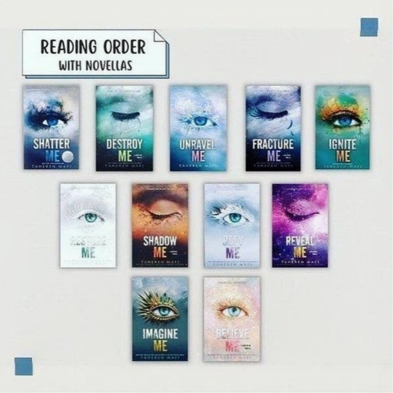 Shatter Me Series(11 Books) by Tahereh Mafi