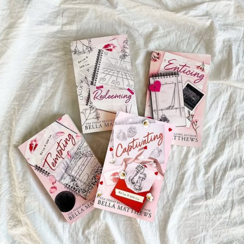 Red Lips & White Lies Series (4 Books) by Bella Matthews