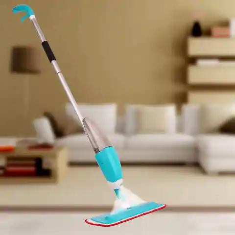 360 Degree Rotating Microfiber Spray Mop for Home & Floor Cleaning